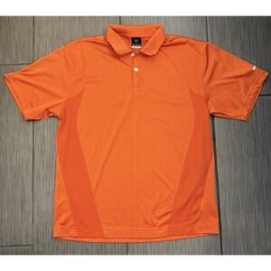 Nike Golf Performance Polo Fit Dry Mens Size Medium Orange 194474-821